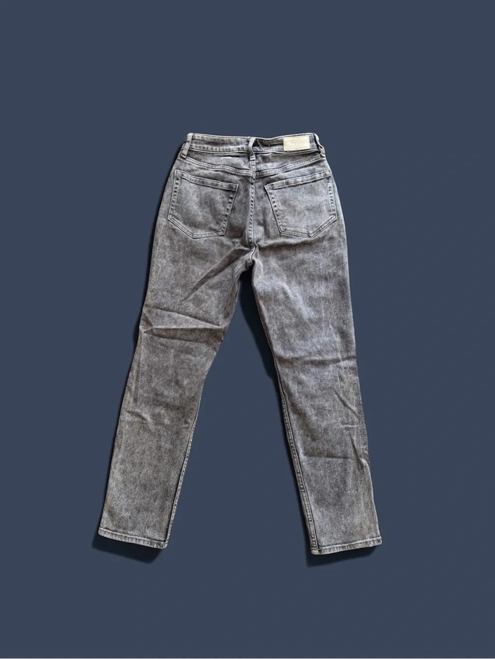 Gray Hollister Ultra High-Rise Mom Jean